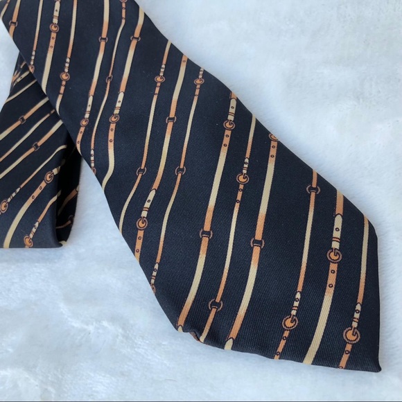Auth. GUCCI Tie - Picture 8 of 9